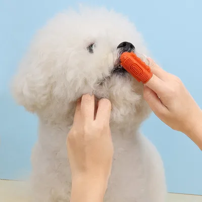 Dog Toothbrush Finger Toothbrush Dog Tooth Brushing  Dental Care Dog Tooth Brush