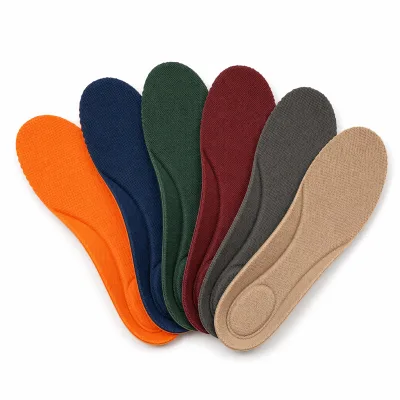 Private Label Custom PU Foam Eco-Friendly Anti-Slip Insoles OEM Breathable Anti Fatigue Cushioning for Work Boots Safety Shoes