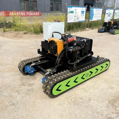 Electric Remote Control Track Chassis Hydraulic Motor Track Chassis 24v48v AC Motor