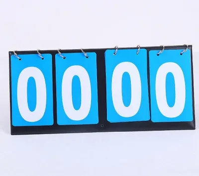 Portable Flip Scoreboard 2 Digit Manual Score Flipping Board for Table Sports Match Scoring