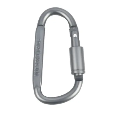 Aluminum Backpack Buckle D-Ring Locking Durable Strong Large Lock Hooks Carabiner Clip