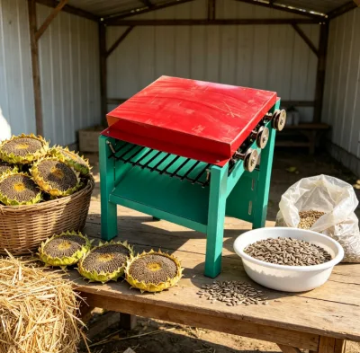 Best Selling Practical Sunflower Seed Shelling Machine with Simple Maintenance Structure for Small Scale Seed Factories