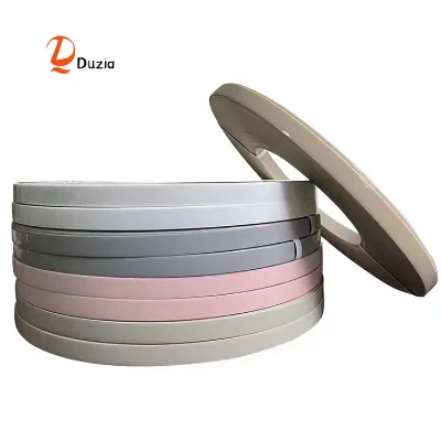 Duzia Customized Board Pvc Edge Banding Self Adhesive Decorative Rubber Boat Edge Trim Molding Table Edging Tapes for Tables