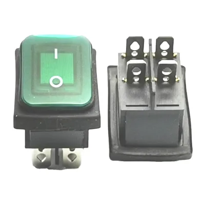 KCD 4pin Water-proof LED 2 Way ON-OFF Rocker Switch