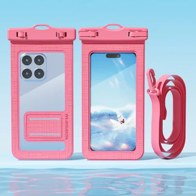 Luminous Waterproof Cell Phone Bags Custom Cellphone Pouch Outdoor Mobile Phone Waterproof case for iPhone 16 15 Pro Max S25