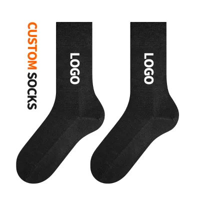 OEM Custom Designer Bamboo Socks Compression Football Player logo Custom Socks Packaging