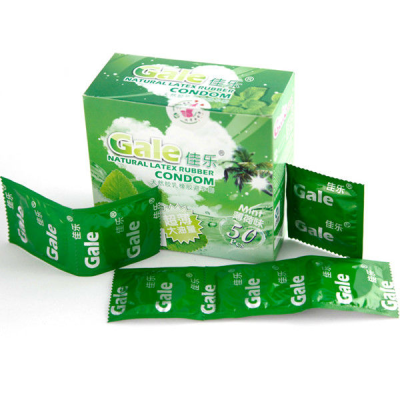 Natural Rubber Condom Mint Smooth Condom Wholesale Condoms for Men