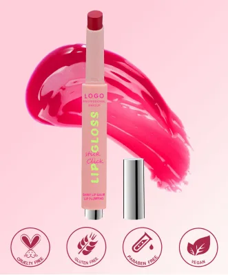 Wholesale Pressed Lipstick 12 Colors Lip Balm Color Moisturizing Lip Gloss Mirror Hydration Lipstick Pencil