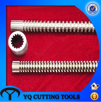 HSS Straight Side Spline Broaching Tool With , Pull Type Spline Broach