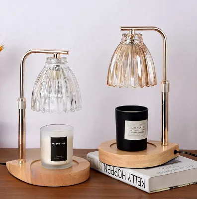 Electric Adjustable Height Dimmingable Candle Warmer Lamp with Timer