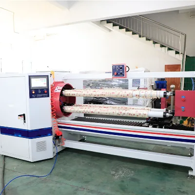 Automatic Four Shaft Adhesive Tapes Cut Machinery Electrical Tape Cutting Machine