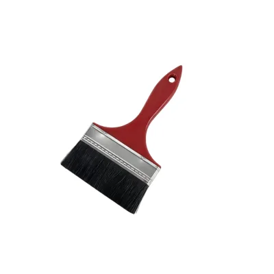 Factory Direct Wall Paint Set Mixed Bristle Red Plastic Handle Different Sizes Synthetic Fiber for DIY and Painting