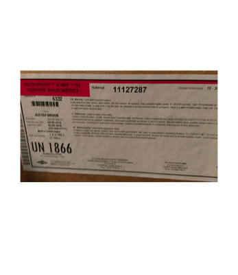 Good Quality Taiwan Made Dow Chemical Excellent Stability Positive Photoresist for Export
