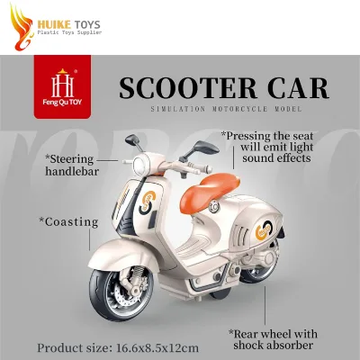 2026 Hot sell Alloy Motorcycle Model Diecast Racing Metal Bike Toy with Bend Road Simulation Plastic Vehicle Decoration