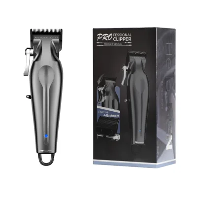 Professional Rechargeable Hotel Use Hair Clippers DLC Adjustable Cutter Head Waterproof Electric Trimmer