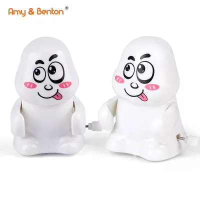 Amy & Benton Pull Back Plastic Walking Ghost Wind up Classic Toys Halloween Party Favor Toy