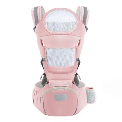 Breathable Front and Back Carry Baby Carriers All Positions Baby Chest Carrier 100% Cotton Baby Holder Carrier