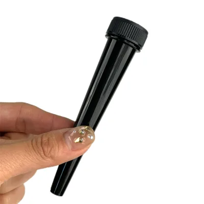 Child-Resistant HDPE Plastic Screw Cap Tube Pre-Paper Pop Top Container for Travel