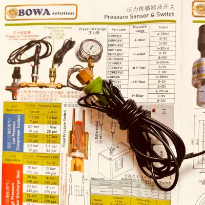 380 psi Cut-off and 290 psi Cut-on Pressure Switch Is Acting As High Pressure Protector of R449A and R513a HBP Scroll Compressor