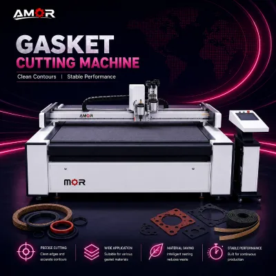 AMOR Automatic Rubber Cutting Machine for Sealing Rings and Flanges High-Accuracy Energy-Saving 11kW 380V