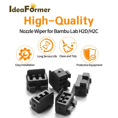 Ideaformer Plastic Cleaning Brush for Bambu Lab H2D/H2C 3D Printer High Quality Hotend Nozzle Cleaning Accessories