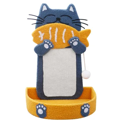 Premium Sisal Dual Cat Scratch Board Small Cat Scratcher Nest Tree Cat Scratcher for Floor