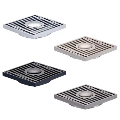 Floor Trap Factory High Quality General Purpose Floor Drain Matte Grey and Black