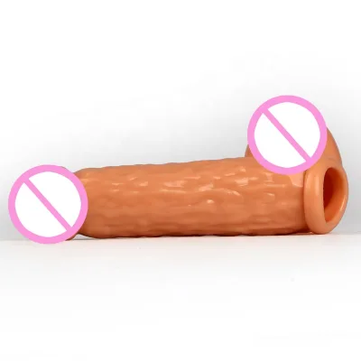 Big Cock Man Ejaculation Delay Penile Sheath Reusable Condom
