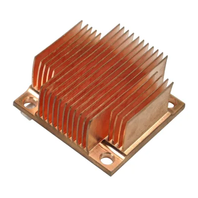 Precision Cnc Processing Copper Skived Heatsink for Computer Motherboard
