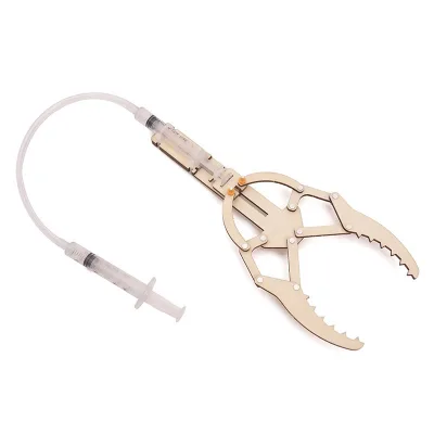 School Learning STEM Physical DIY Hydraulic Manipulator Science Kits Educational Toy