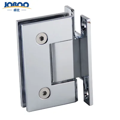 Modern Hot Sale Shower Frameless Brass Polished 90 Double Sided Glass Door Hinges Customizable 5.5MM Thickness Hotel Apartment