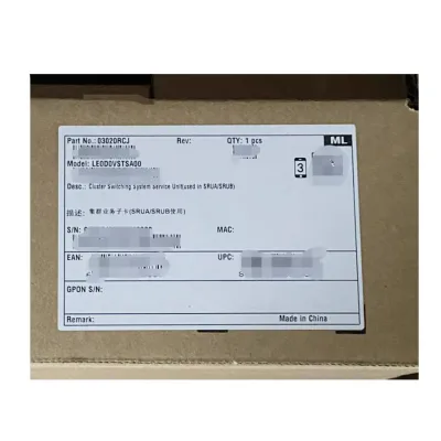 In Stock S9306 S9312 Switch Cluster Switching System Service Unit 03020RCJ LE0D0VSTSA00