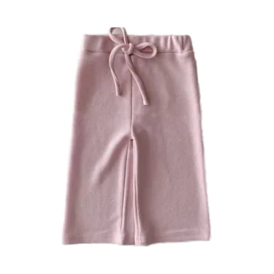 2022 New Fashion Children Kids Baby Toddler Solid Color Stretch Loose Casual Pants Trousers Tight Leggings for 1-7 Years Girls