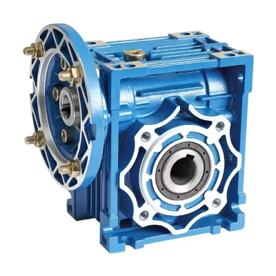 Factory Supply  Worm Gear Speed Reducer Transmission Gearbox Hollow Shaft Gearbox NMRV040 for Three/Single Asynchronous Motors