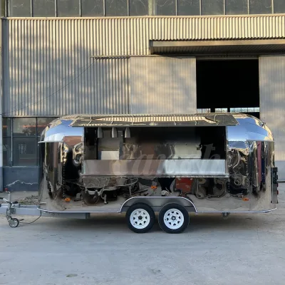 Dessert Food Truck Crepe Pancake Charming Trailer Sweet Jams Whipped Cream Must-visit for Dessert Lovers