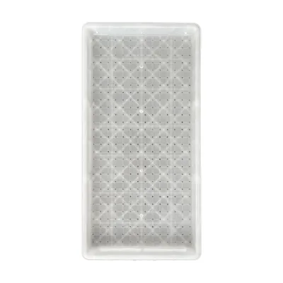 Environmentally Friendly Large White Rectangular Plant Germination Materials Seed Starter Tray 60*30*3.5cm