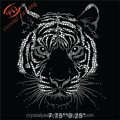 Custom Animal Hot Fix Strass Crystal Applique for Shirt