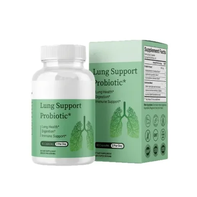 Turmeric Probiotics Capsules for Lung , Digestion ,immune Support 80  Count