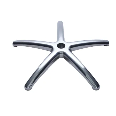 5 Star Modern Office Chair Aluminum Alloy Polished Black White Base Furniture Legs for Apartment School