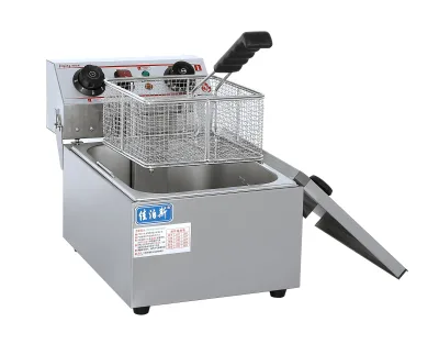 Factory Outlet Stainless Steel Commercial Potato Chip Fryer Gas Electrical Deep Fryer New Commercial Fryer
