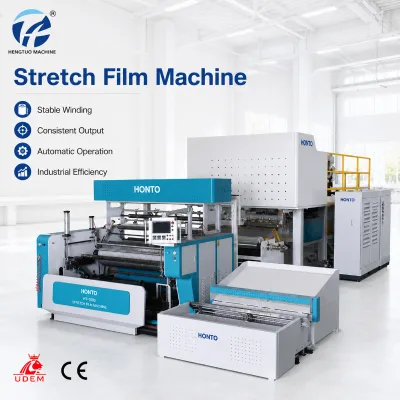 HONTO HT-1500 Advanced Speed Consistent Output Automatic Operation Industrial Efficiency Stable Winding Stretch Film Machine