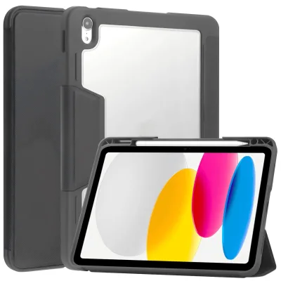 Filp Case Acrylic Hard Magnetic Fold Cover for iPad air 11 2026/2025/2024 10.9 air 5 Pro 12.9 10th Pro 13 10.2 7/8/9th 9.7 5th
