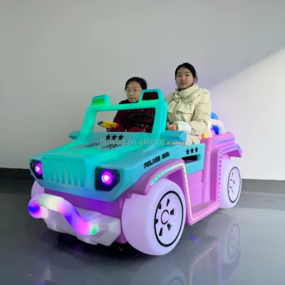 Electric Plastic Bumper Car Covered with Cool Lights for Kids Ride on Car