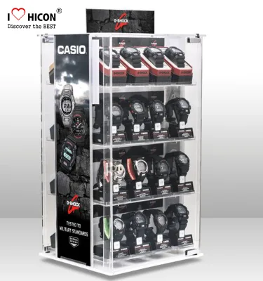 Custom Acrylic Display Stand for Watch Accessories Lasting Impression Custom Product Display Racks