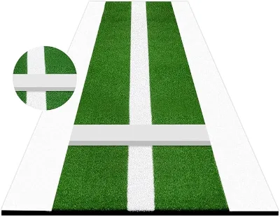 Regulation Softball Pitching Rubber/Mound 10' X 3' Antifade Antislip Pitching Pad Indoor/Outdoor Softball Pitching Hitting Mats