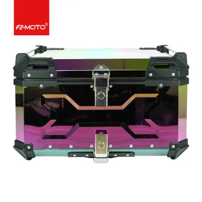 F2-MOTO 65L rainbow Custom Motorcycle Trunk