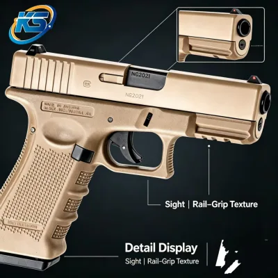 Factory Direct Supply  Outdoor Game Toy Gun High Strength Nylon Body Complete Parts Pack Wholesale for Adult Entertainment