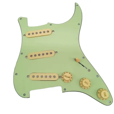Loaded Pickguard Assembly for Complete Electric Guitar Wiring Kit with Pickups Pots 5Way Switch & Jack Vintage