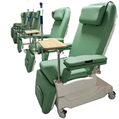 Space Saving Medical Hemodialysis Center Digital Hospital Electric Blood Dialysis Chair