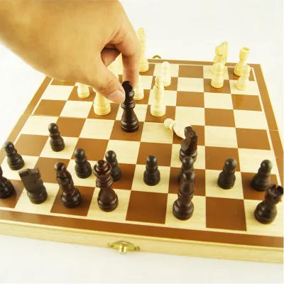 3-inch Handmade Classic Wood Chess Pieces,Wholesale Wood International Chess Pieces